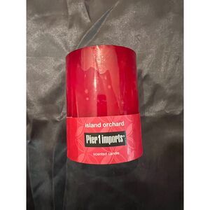 Pier 1 Imports Island Orchard Pillar Candle Discontinued